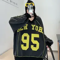 帽之都宽松95卫衣9082