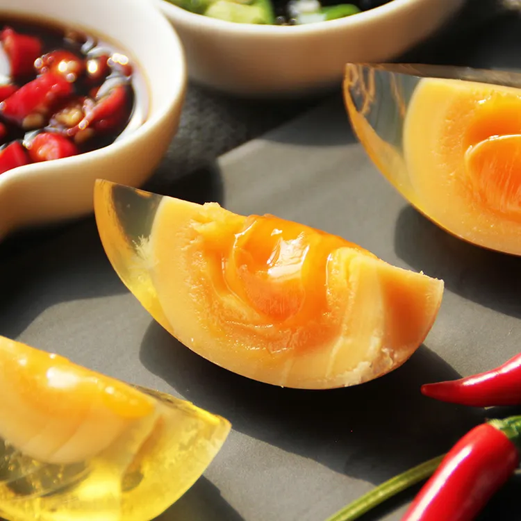 四川黄心糖心松花皮蛋灰包蛋黄金鸭皮蛋无铅工艺四川广安特产