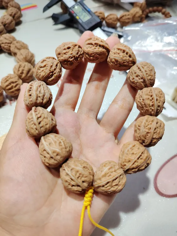 野生小秋子手串红皮密纹手串精选手串