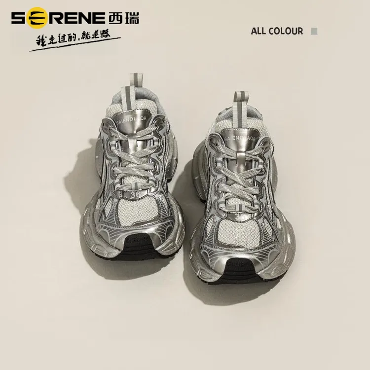 西瑞女鞋运动鞋时尚老爹鞋休闲鞋厚底百搭网红潮流ins女款老爹鞋