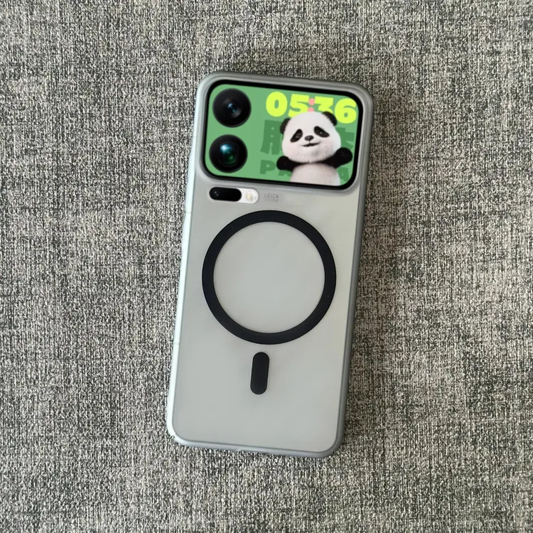 冰雾磨砂适用小米17Promax手机壳磁吸小米15简约14超薄13防摔硬壳