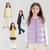 笛莎女童羽绒马甲儿童秋冬宝宝轻薄保暖背心-732447801
