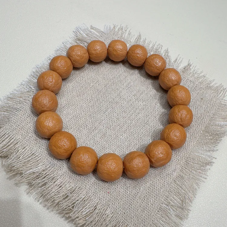 松谷文玩-{砂糖橘}猴头手串全品文玩手串无暇文玩手串