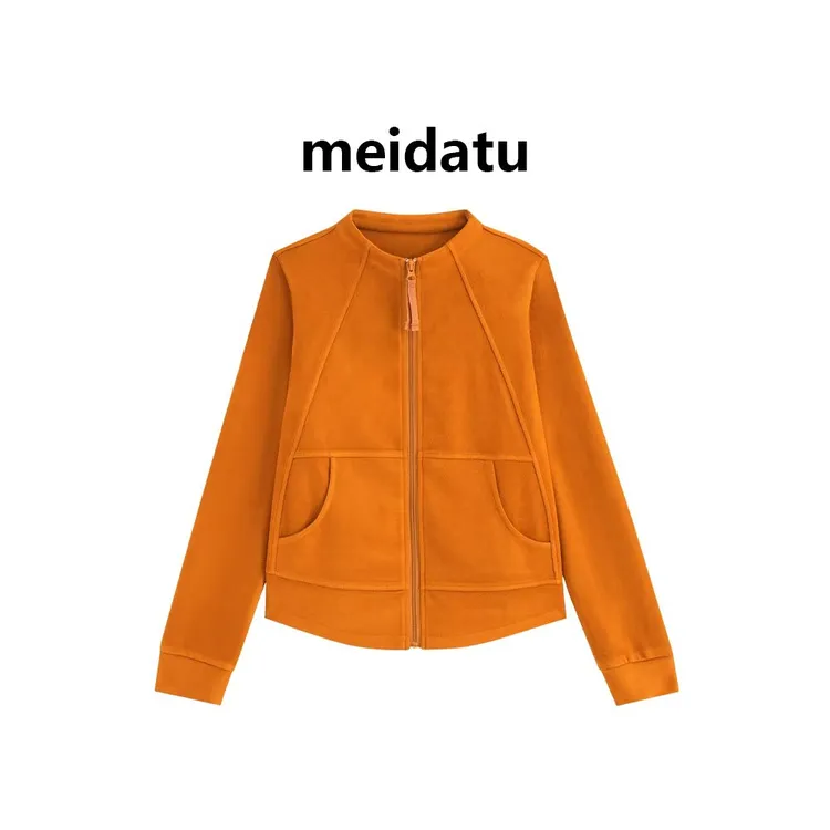 美哒兔（氛围日记）韩式百搭休闲双弧线上衣CK2921-5