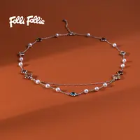 FolliFollie淡水珍珠项链4.5-5.5mm时尚百搭经典设计