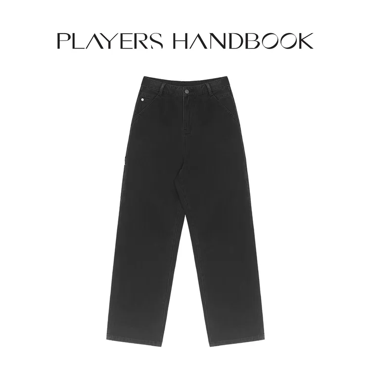 PH 《黑森林》重工洗水锥形显瘦时尚休闲百搭工装裤长裤 PH3308