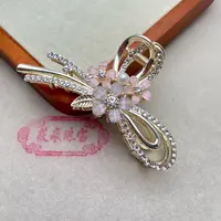 粉花瓣中转发夹P006 MZ
