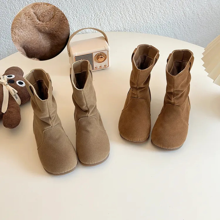 复古内增高真皮勃肯马丁靴子女棕色短靴秋季新款小个子百搭时尚潮