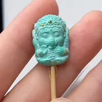 未镶嵌绿松石珠宝奇石