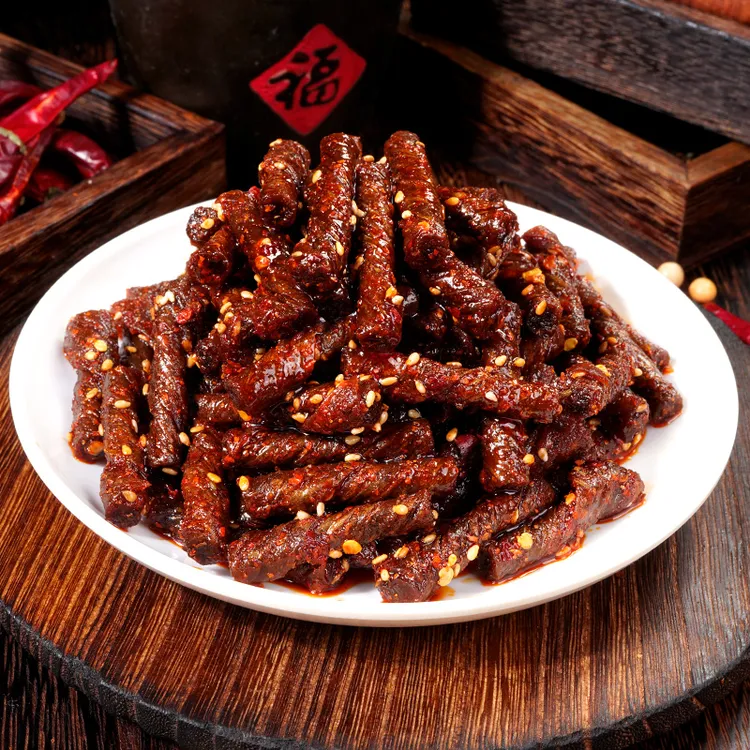 【思乡山】黑金豆卷香辣豆筋零食魔鬼辣豆腐干即食解馋零食豆制品