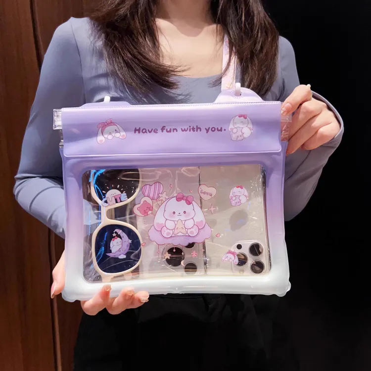 游泳户外漂流专用水下海边装备手机防水袋新款防水挎包可触屏拍照