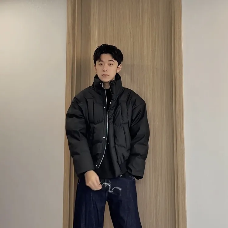 哈灵顿男女基础cleanfit棉衣棉服立领情侣宽松潮流棉袄工装