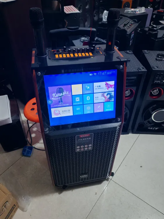 不包邮全新10寸三分频视频音响带网红直播功能高80宽37深30 厘米