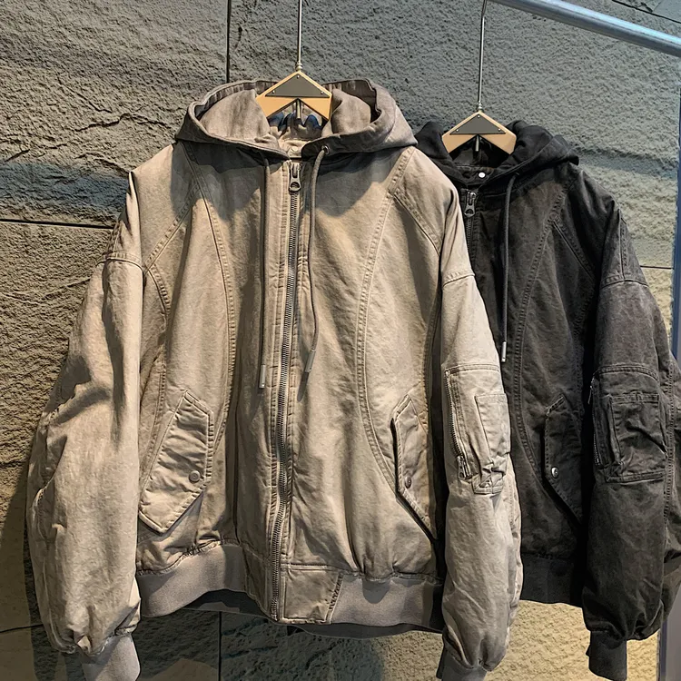 2528潮牌工装飞行羽绒夹克