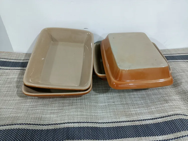 4只装 微瑕款 直径18.5㎝，宽度14㎝， 高度4㎝，长方形烤盘烧烤必备品