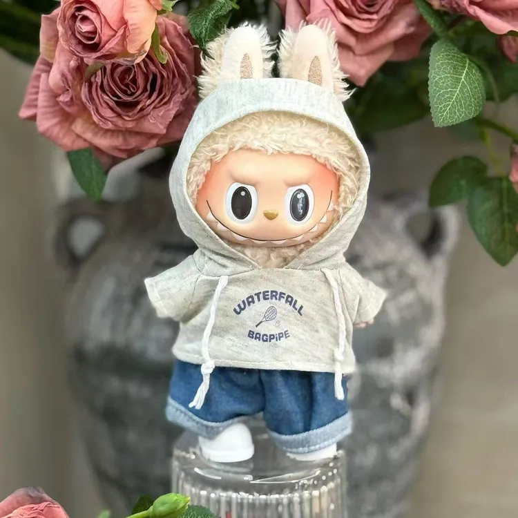 仅娃衣labubu娃衣马卡龙一二三代拉布布娃衣坐坐派对搪胶公仔衣服