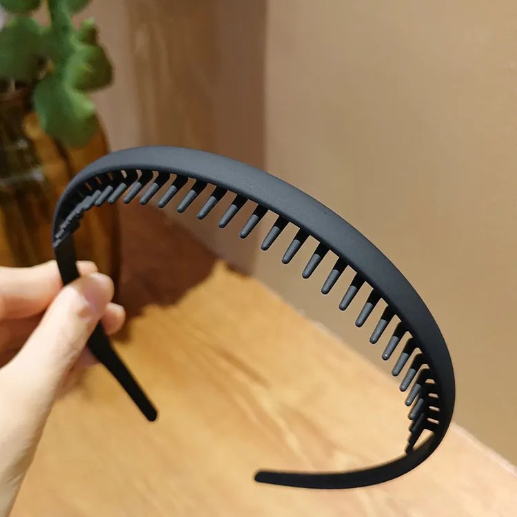 洗脸发箍女2025新款敷面膜带齿防滑压发碎发发带黑色发卡头箍头饰