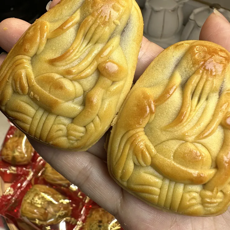 七月半好寓意安仔人仔饼图案混合随机