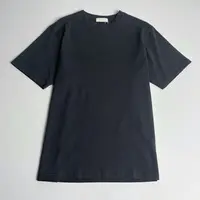 玲姐定制-圆领纯色T恤百搭舒适复古短袖上衣93613