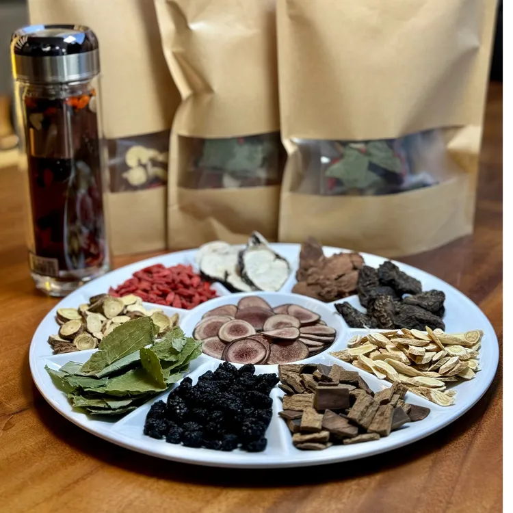 鹿茸十宝茶枸杞桑葚黄芪十种原材料泡茶煮水经典搭配