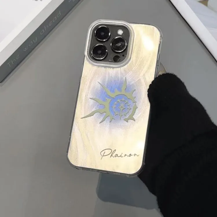 蓝晕白厄卡签名适用苹果华为oppo小米vivo荣耀一加羽纱手机防摔壳