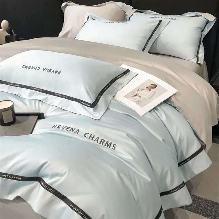 2025新款60支长绒棉刺绣四亲肤北欧风d3