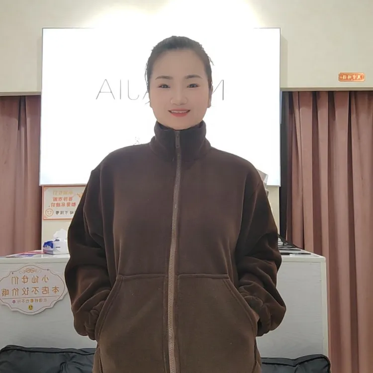 秋冬外穿加绒加厚海豚绒大口袋情侣睡衣套装