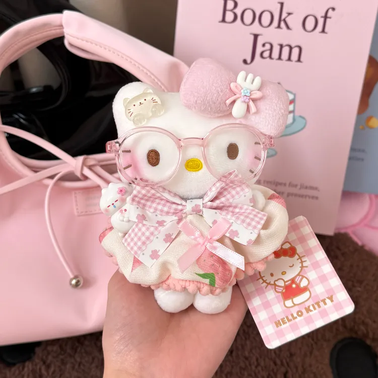 正版hellokitty樱花奶芙kt三丽鸥包包挂件节日书包送人生日礼物女