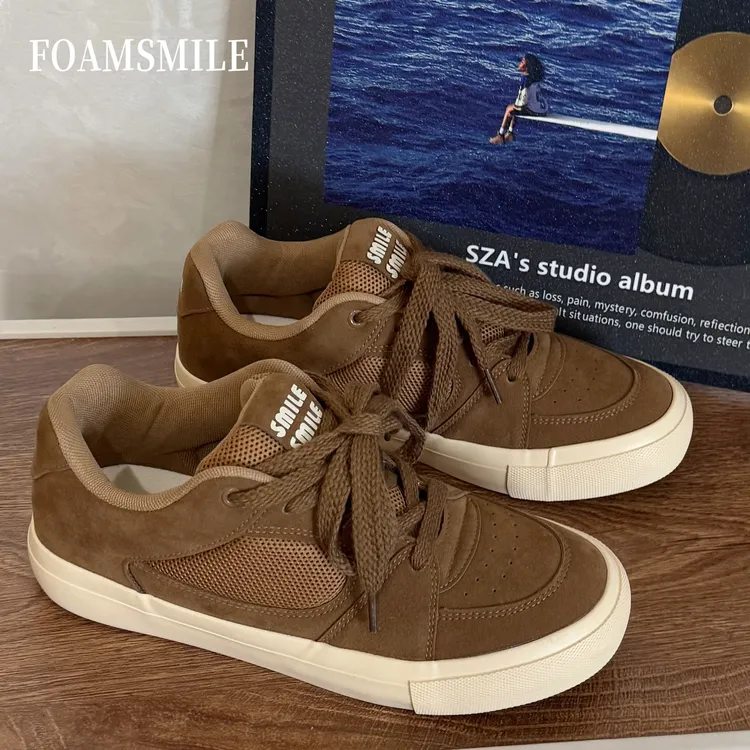 Foam smile | 秋冬板鞋男男鞋韩版运动休闲鞋男士百搭板鞋潮流