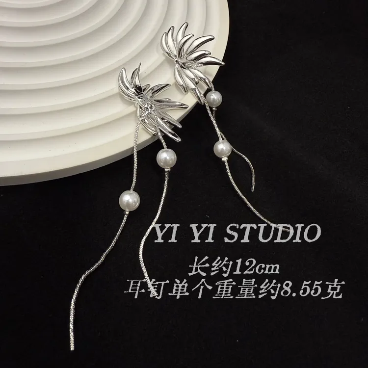 铜合金耳饰 日韩甜美气质小众欧若假日风流苏
