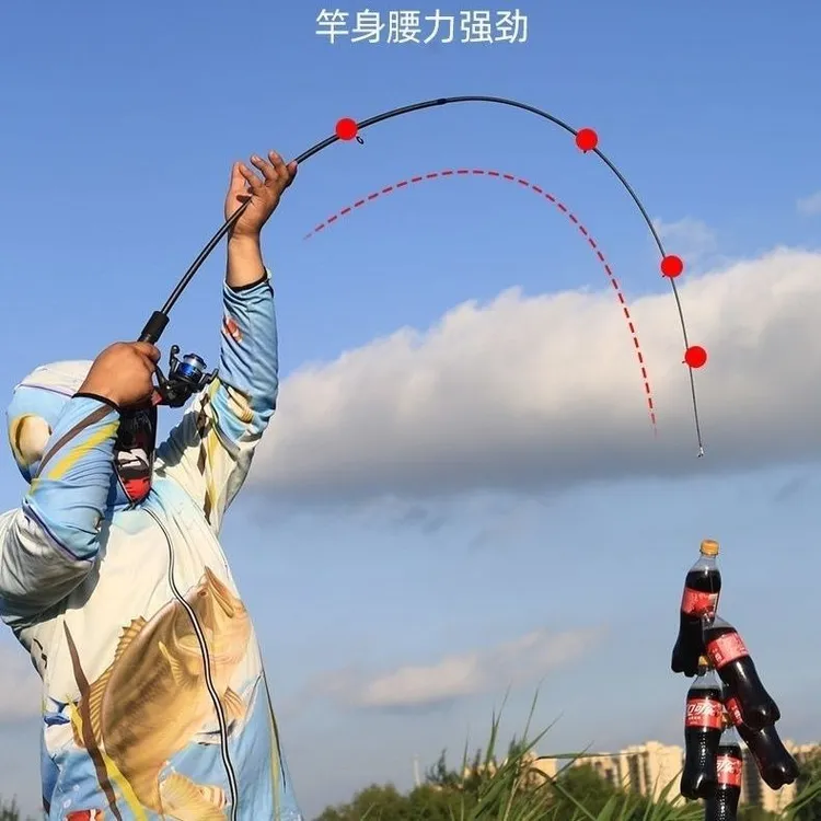 路亚远投竿带轮带线带假饵一套直接钓鱼