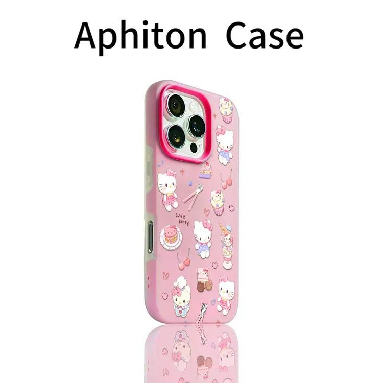 奥菲顿满屏甜品凯蒂适用苹果16promax果冻二合一15/14/13手机壳12