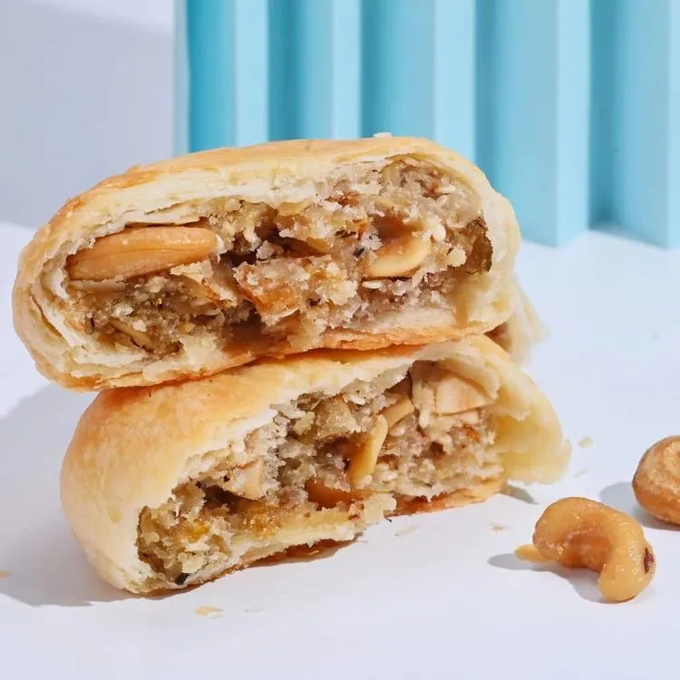 月饼哥哥手工老式五仁月饼100g*5个/盒酥香脆*双11好物