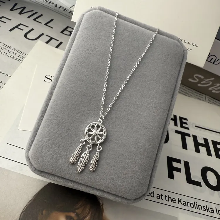 吊坠足银 纯银项链