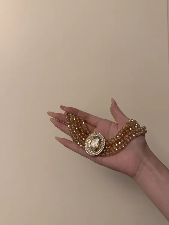 老货｜赫本风项链耳饰 默认微瑕 hh0001