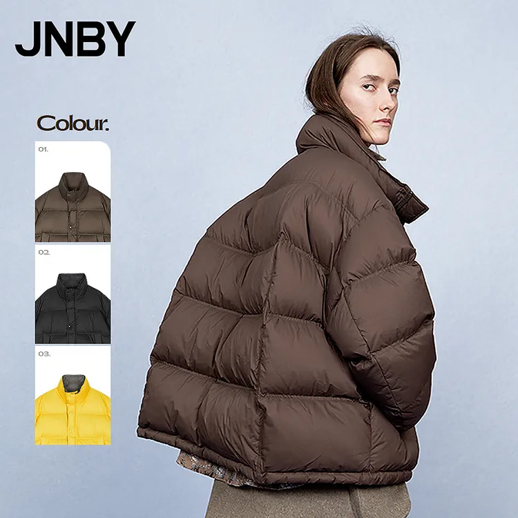 【商场同款】JNBY/江南布衣25冬新品羽绒服H型长袖立领5P0C14010