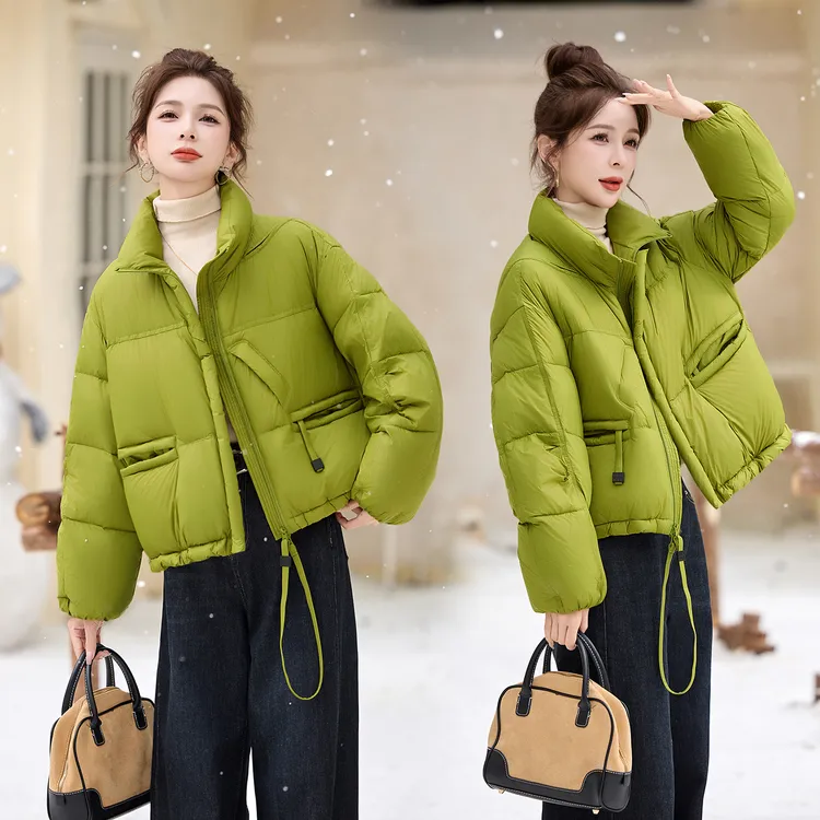 泡芙短款羽绒服女2025冬季新款爆款休闲时尚立领巨好看小个子外套