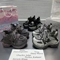 【五】老爹鞋女款2025新款超火超轻厚底增高小个子显脚小百搭休闲鞋