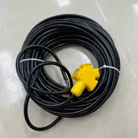 10米带地拖插黑色的线