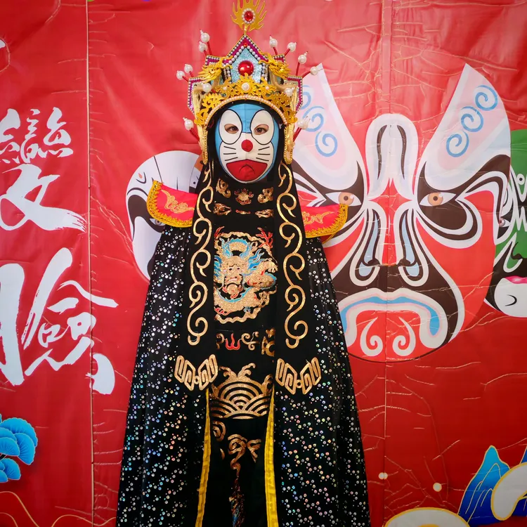 川剧变脸服装全套+脸谱十二张+系统教程+量身定做(尺寸联系客服)