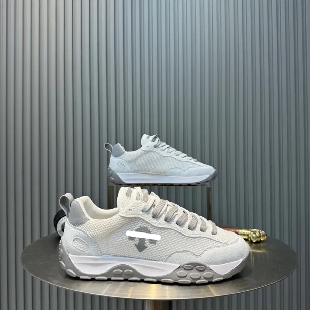 休闲跑步网面男鞋拼色厚底夏季低帮时尚休闲鞋透气