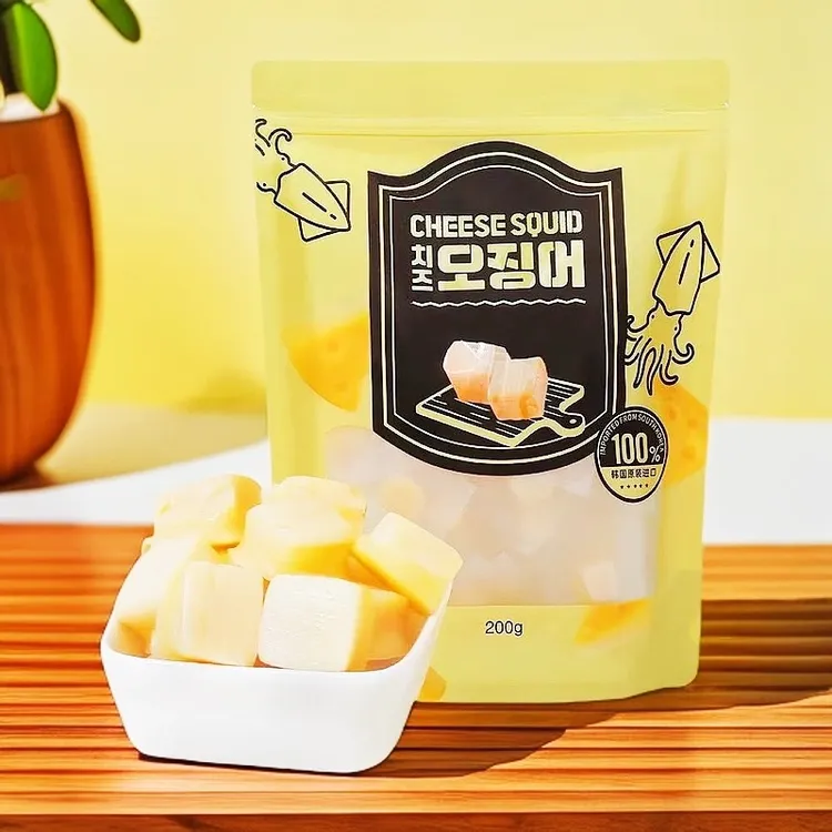 【25年9月2日】200g*2包 山姆同款三海鲸干奶酪鱿鱼干