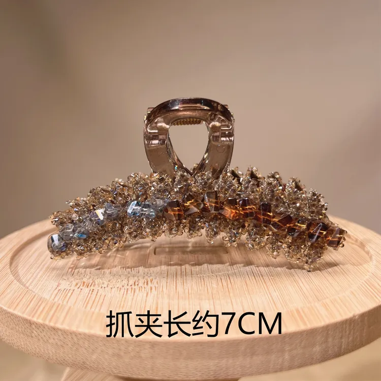 约7厘米新款刘海夹发饰高级感抓夹女侧边中号麦穗发夹碎发夹头饰