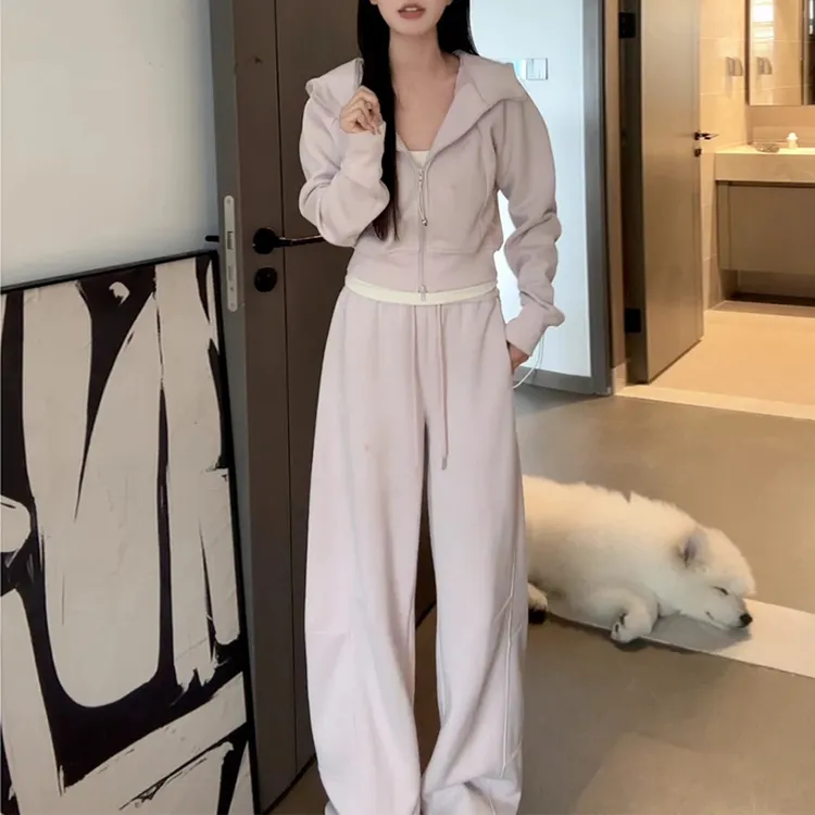 秋冬新款网红爆款卫衣时尚套装气质百搭休闲套装女