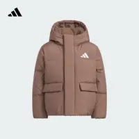 adidas阿迪达斯官方小童秋冬新款宽松保暖鸭绒连帽羽绒服 KG5510