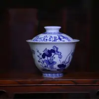 【钟家窑】荷花盖碗二才