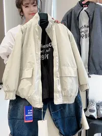 儿童冬季新款加绒外套夹克潮韩版洋气秋冬宽松休闲