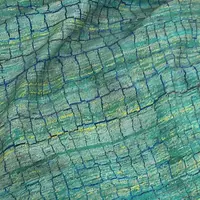 【绒兰】袋鼠国订单! 棉绸布料莱赛尔升级款80号绿底龟裂