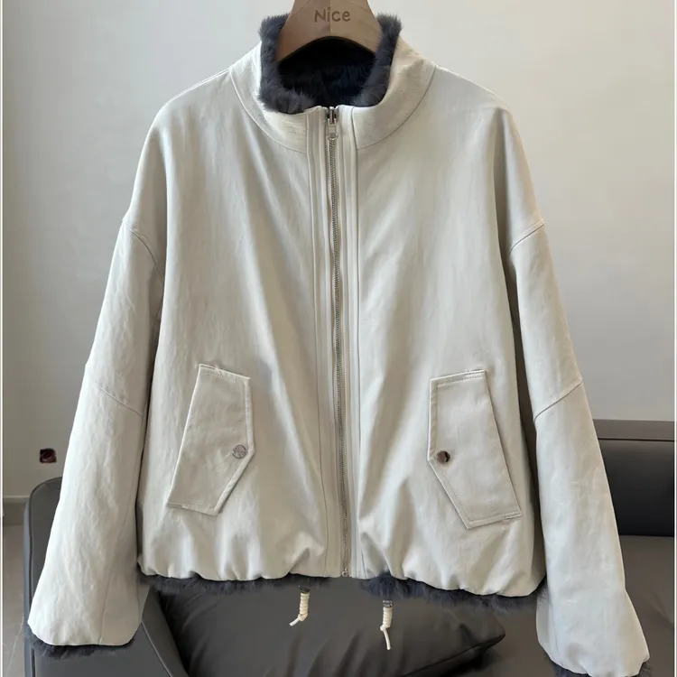 2025新款冬一体两面穿年轻款休闲派克服女韩版时尚加厚宽松加绒