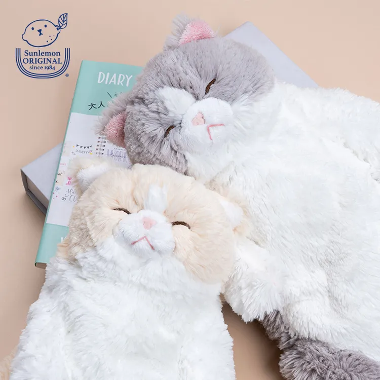 日本品牌sunlemon毛绒仿真瞌睡猫猫咪公仔猫猫可爱视频公仔